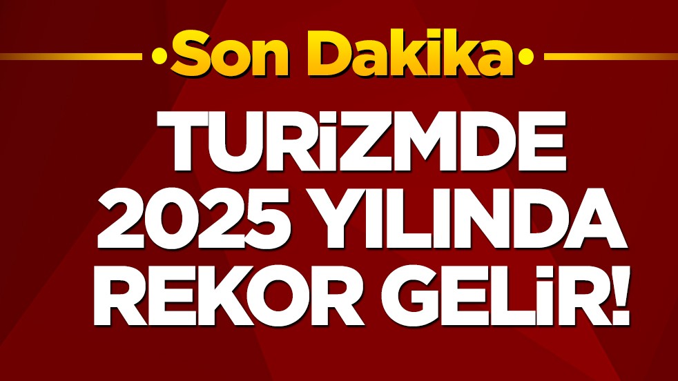 Bakan Ersoy açıkladı! Turizmde 2025 yılında rekor gelir