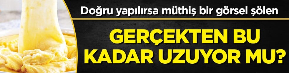 Bakın ne verilirse ne oluyor?!? Peyniri uzadıkça uzuyor: Sıcacık kuymak tarifi