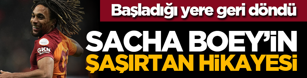 Başladığı yere geri döndü: Sacha Boey’in şaşırtan hikayesi