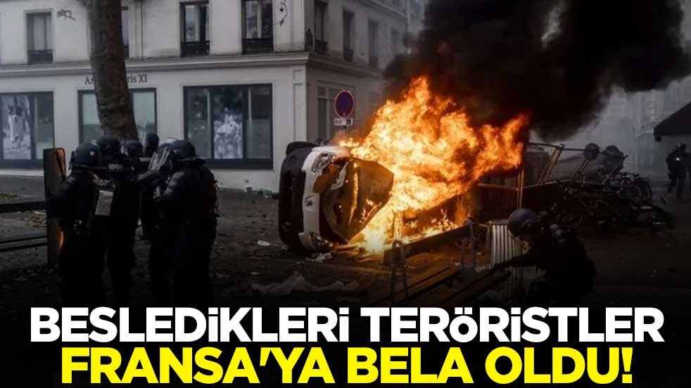 Besledikleri teröristler Fransa'ya bela oldu! Marsilya’yı savaş alanına döndü