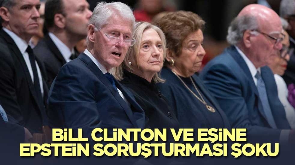 Bill Clinton ve eşine, Epstein soruşturması şoku