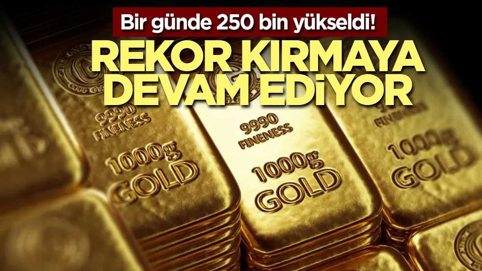 Bir günde 250 bin yükseldi! Rekor kırmaya devam ediyor