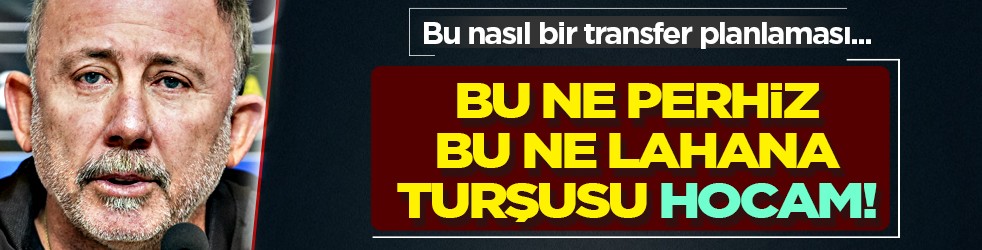 Bu ne perhiz bu ne lahana turşusu hocam! Sergen Yalçın kendini yalancı çıkardı
