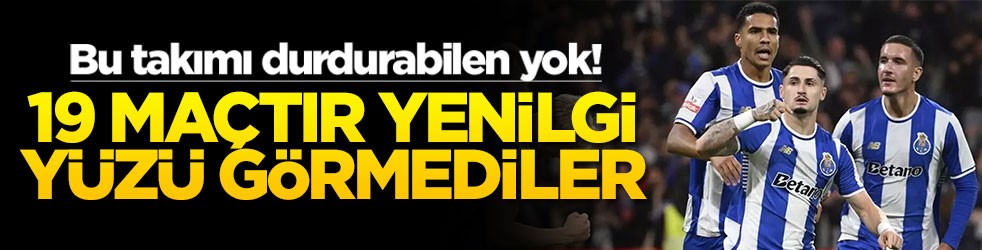 Bu takımı durdurabilen yok! 19 maçtır yenilgi yüzü görmediler