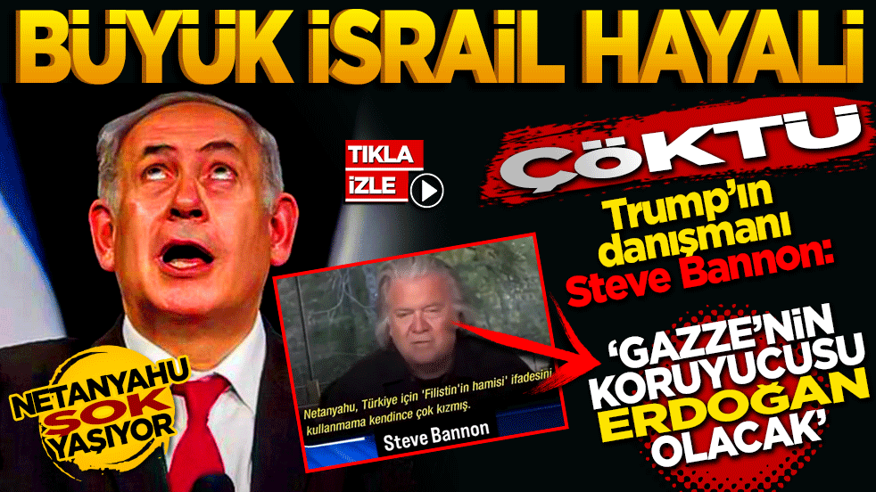 "Büyük İsrail" hayali çöktü: Gazze'nin koruyucusu Erdoğan olacak!