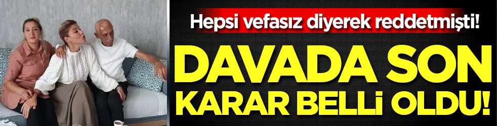 Çocuklarını evlatlıktan reddetmişti: Ankaralı Turgut davasında son karar çıktı!