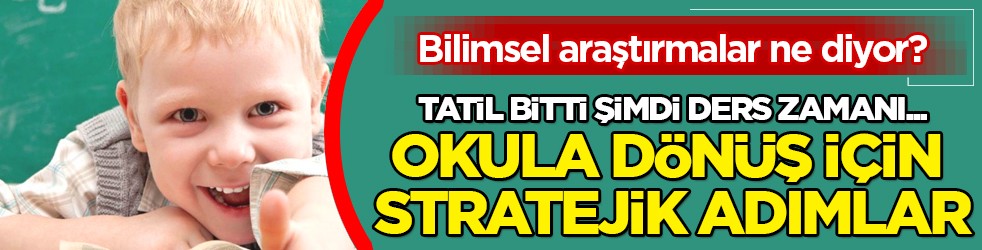 Dersler çakılı kaldı hep listelerde... Sömestır bitti, okul zamanı… Çocukların biyolojik saati nasıl ayarlanır?