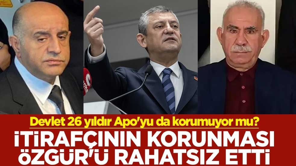Devlet 26 yıldır Apo'yu da korumuyor mu? İtirafçının korunması Özgür'ü rahatsız etti