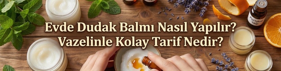 Evde Dudak Balmı Nasıl Yapılır? Vazelinle Kolay Tarif Nedir?