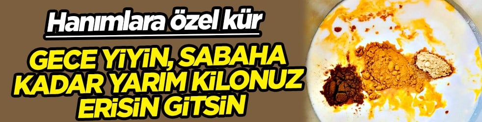 Gece yiyin, sabaha kadar yarım kilonuz erisin gitsin: Öyle bir şey yaptı ki.... Tam vücut koruyucu zırh