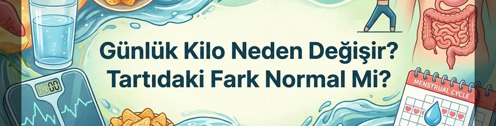 Günlük Kilo Neden Değişir? Tartıdaki Fark Normal Mi?
