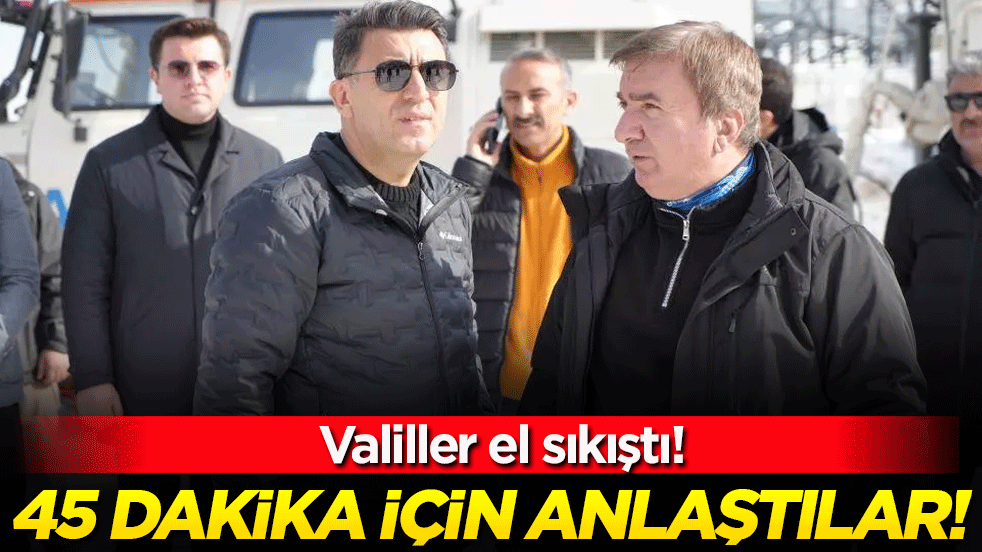 İki vali el sıkıştı: 3,5 saatlik yol 45 dakikaya düşecek!