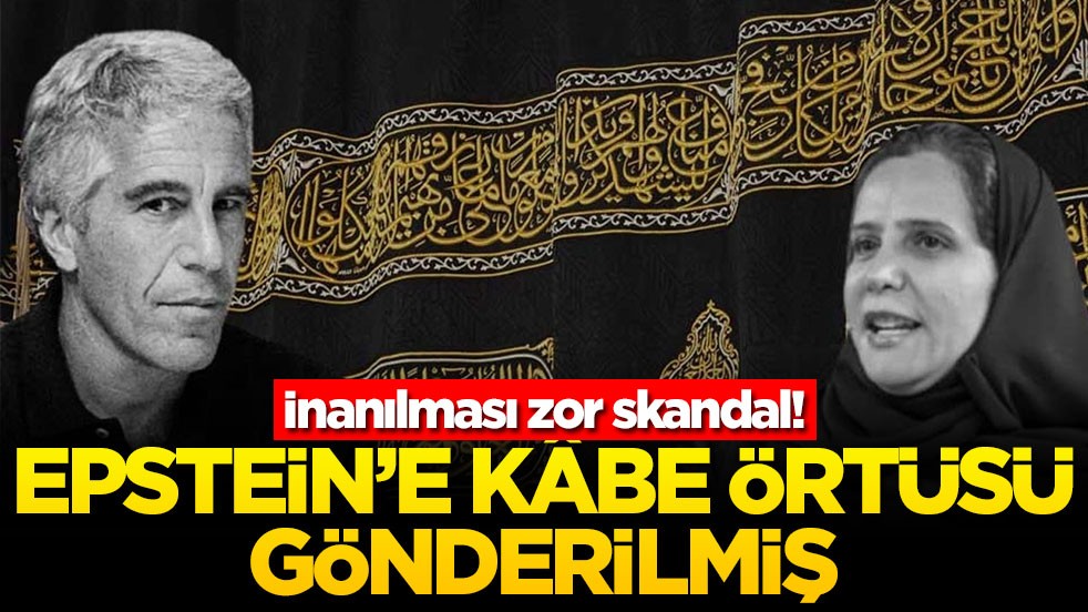 İnanılması zor skandal! Epstein’e Kâbe örtüsü gönderilmiş