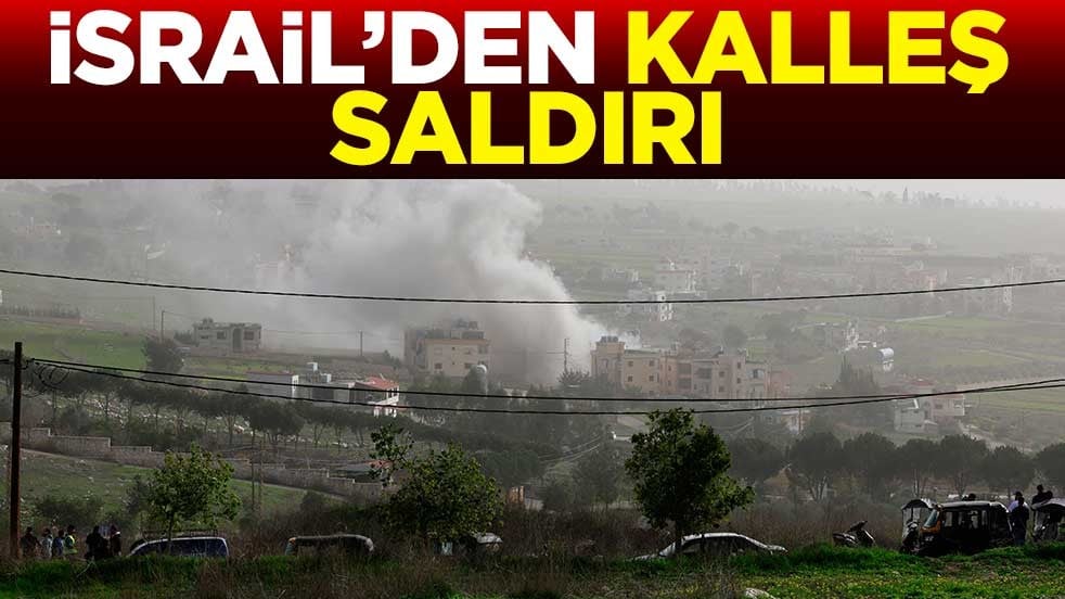 İsrail'den kalleş saldırı