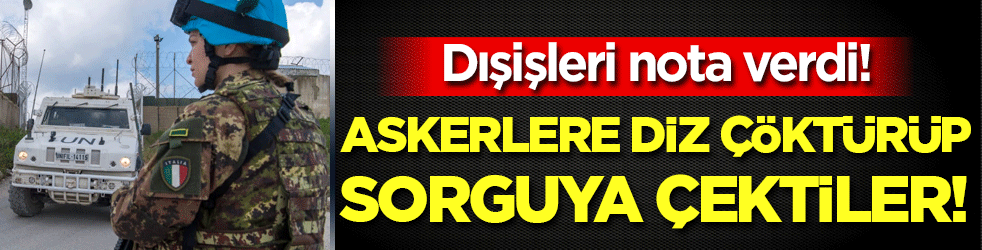 İsrail'in hareketi tepki çekti: İtalya'dan siyonistlere nota!