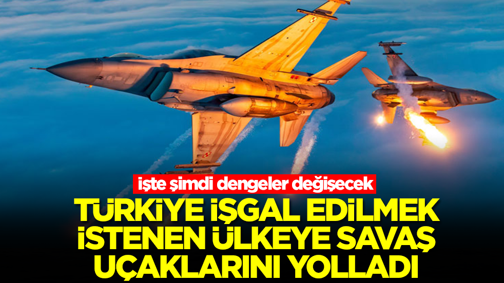 İşte şimdi dengeler değişecek: Türkiye işgal edilmek istenen ülkeye savaş uçaklarını ve helikopterlerini yolladı
