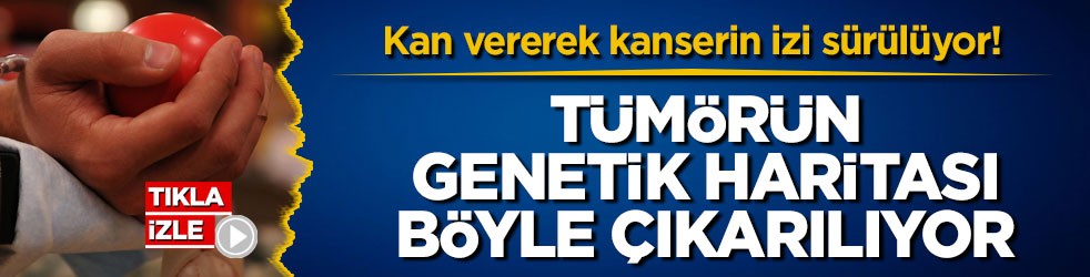 Kan vererek kanserin izi sürülüyor! Tümörün genetik haritası böyle çıkarılıyor