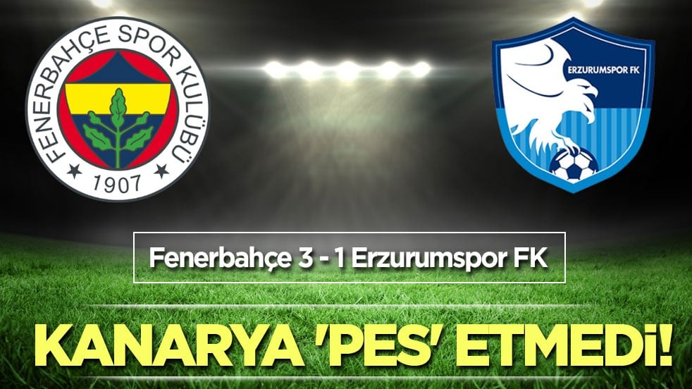 Kanarya 'pes' etmedi!