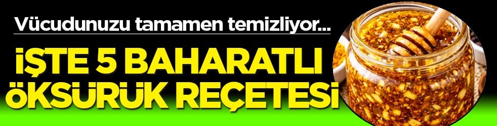 Kış aylarının çilesi... 5 baharatlı öksürük reçetesi: Sadece balla karıştırın...