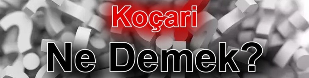 Koçari Ne Demek? TDK Sözlük Anlamı ve Kullanımı Nedir?