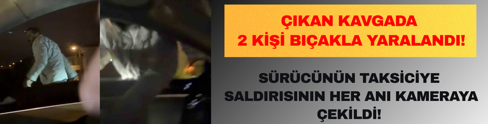 Konya'da Yol Tartışması: Sürücünün Taksiciye Saldırısı Anbean Kaydedildi