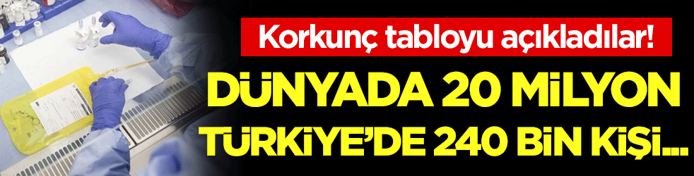 Korkunç rakamları paylaştılar: İşte Türkiye'deki kanserli sayısı
