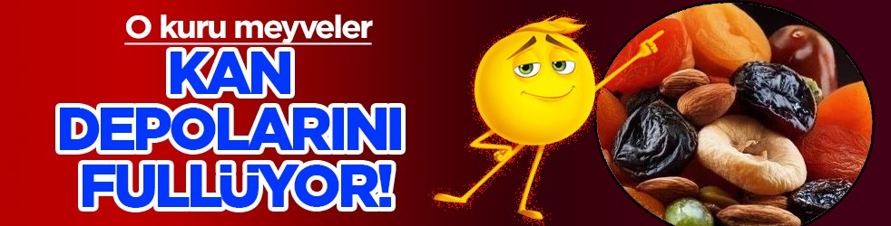  Kuru meyve 3 – 4 adet yeter: Kan depolarını fullüyor, demir temin ediyor, en etkili kuru meyve