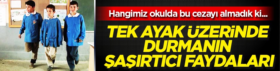 Merdiven inerken, tramvayda denge... Tek ayak üzerinde durmanın şaşırtıcı faydaları