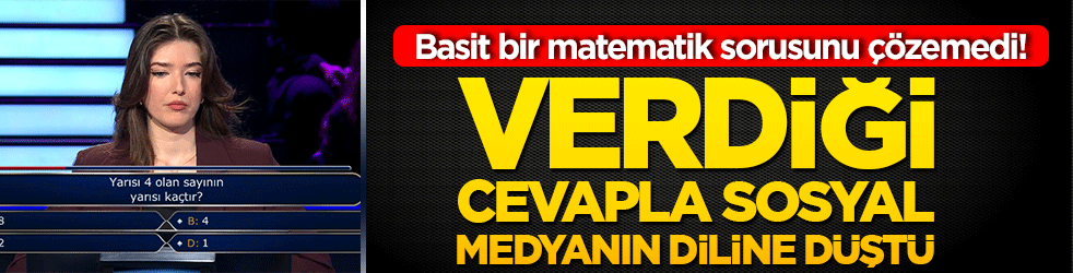 Milyoner’de akılalmaz hata! İlk soruda elenen yarışmacı ekran başındakileri hayrete düşürdü!
