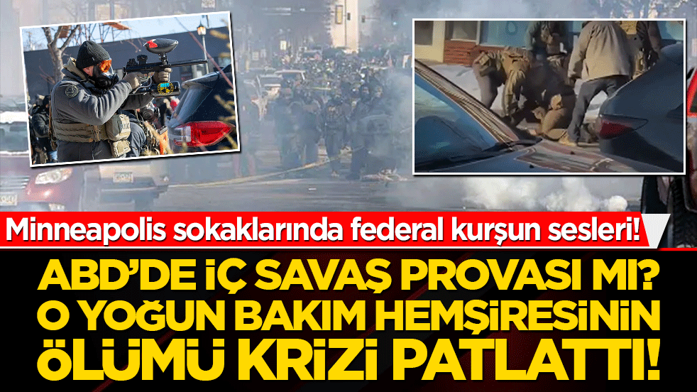 Minneapolis sokaklarında federal kurşun sesleri! ABD’de iç savaş provası mı? O yoğun bakım hemşiresinin ölümü krizi patlattı!