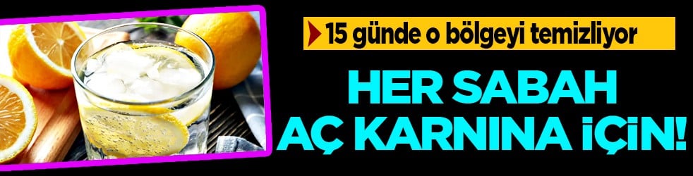 Müthiş bir şifa olacak... Her sabah aç karnına için: Karaciğerdeki yağı 15 günde temizliyor