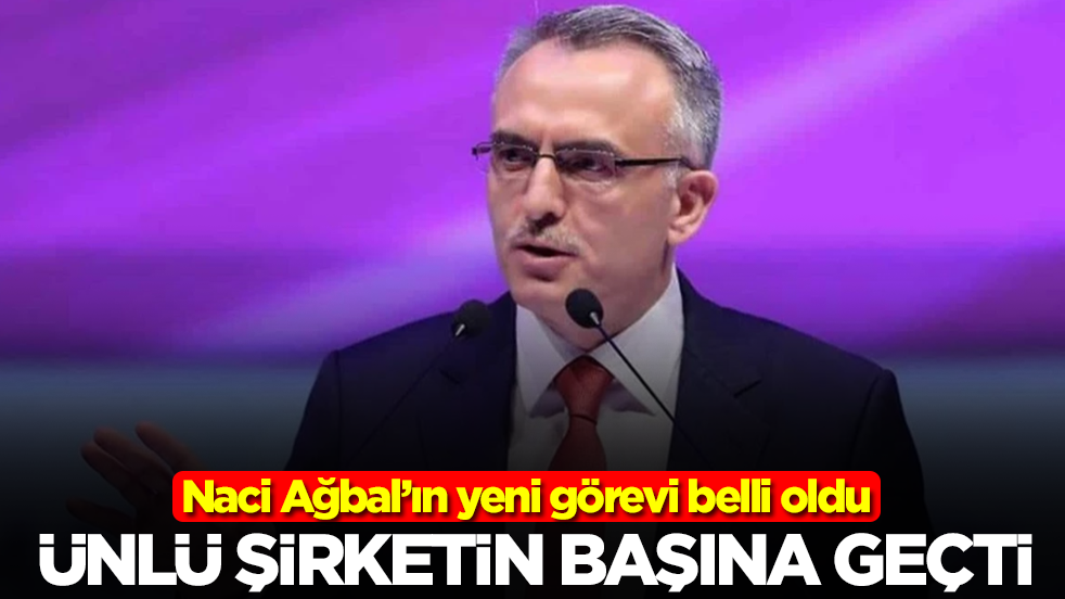 Naci Ağbal'ın yeni görevi belli oldu: Ünlü şirketin başına geçti
