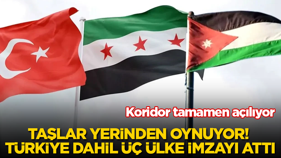 Ortadoğu’da taşlar yerinden oynuyor! Türkiye dahil üç ülke imzayı attı: Koridor tamamen açılıyor