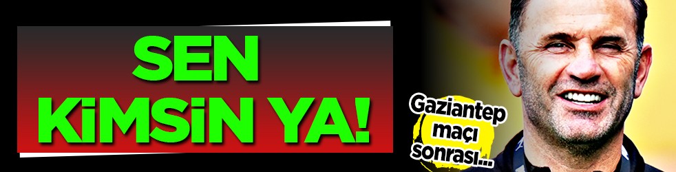 Pazar klasiği yine Hasan Şaş'tan: Sen kimsin ya?