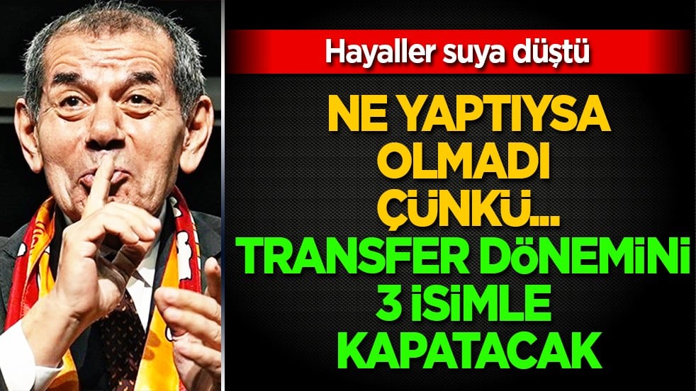 Planları suya düştü! Galatasaray'da transfer bitti! Meğerse üç ile kapatacak gibi...