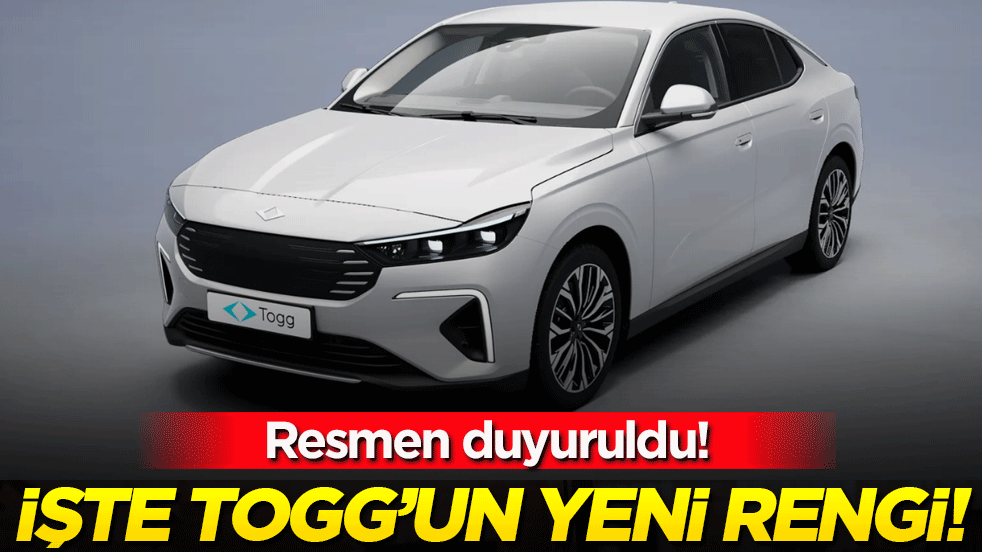Resmen duyuruldu: TOGG'un yeni rengi belli oldu!