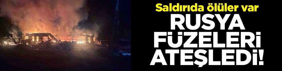 Rusya füzeleri ateşledi! Saldırıda ölüler var