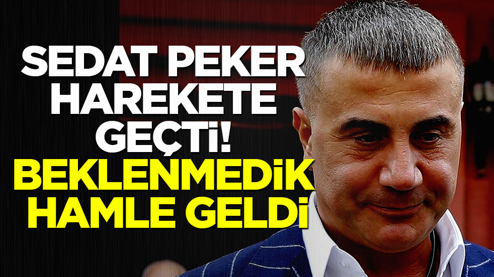 Sedat Peker harekete geçti! Beklenmedik hamle geldi
