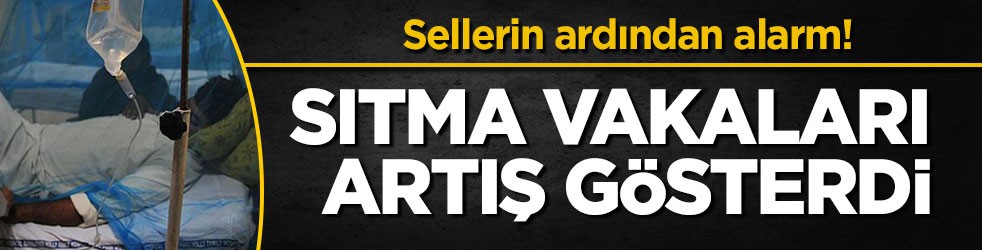 Sellerin ardından alarm! Sıtma vakaları artış gösterdi