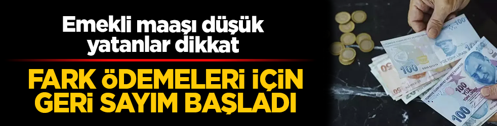 SGK Bağkur emekli maaş farkı ödemeleri yapıldı mı? Hesaplara geçeceği tarih için geri sayım başladı