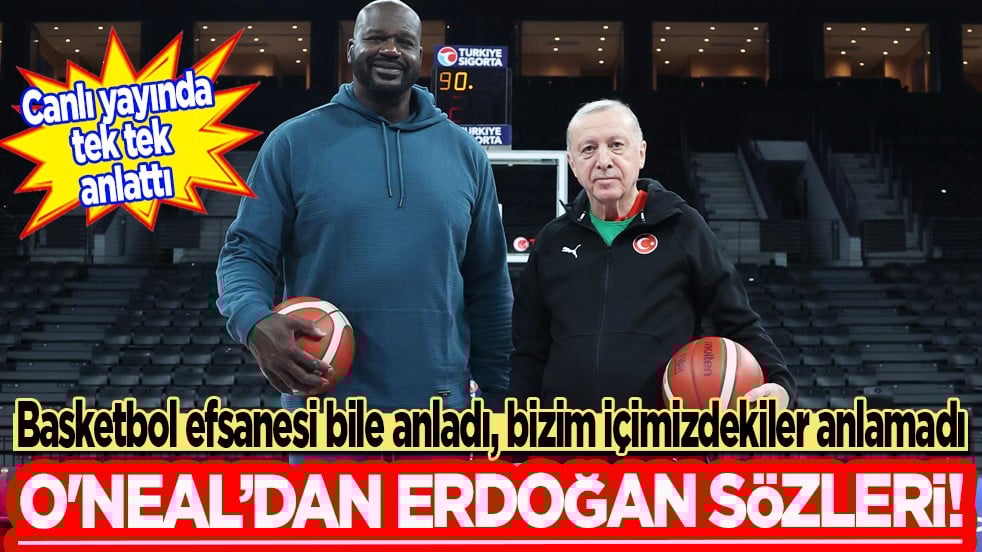 Shaquille O'Neal ile Alperen Şengün arasında Cumhurbaşkanı Tayyip Erdoğan diyaloğu! Kahraman vurgusu...