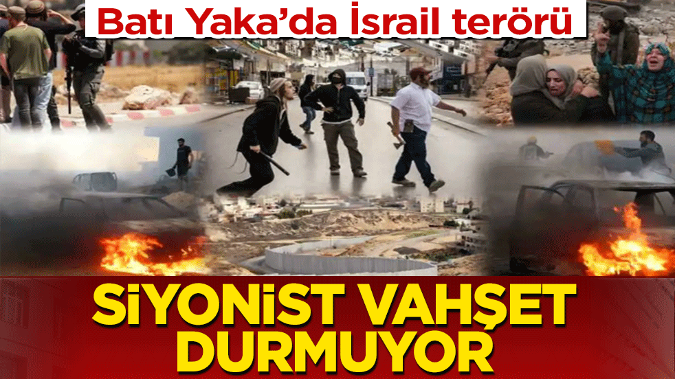 Siyonist vahşet durmuyor! Batı Yaka’da İsrail terörü: Bir ayda 1872 saldırı
