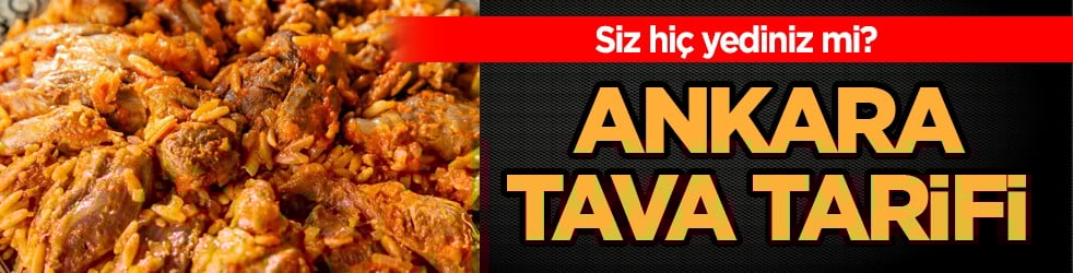 Siz hiç yediniz mi? Ankara tava tarifi nasıl yapılır? Kırmızı et ile pirinci olan güzellik! Bunu yiyin...