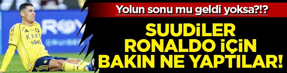 Şok eden Ronaldo çıkışı! Suudi Arabistan'da olay kayıp ilanı! Müthiş rest sonrası...