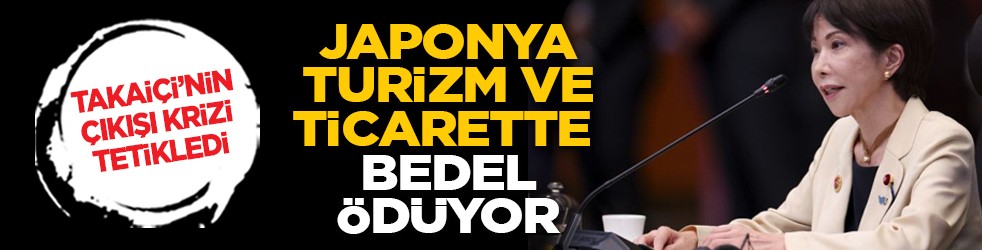 Takaiçi’nin çıkışı krizi tetikledi: Japonya turizm ve ticarette bedel ödüyor
