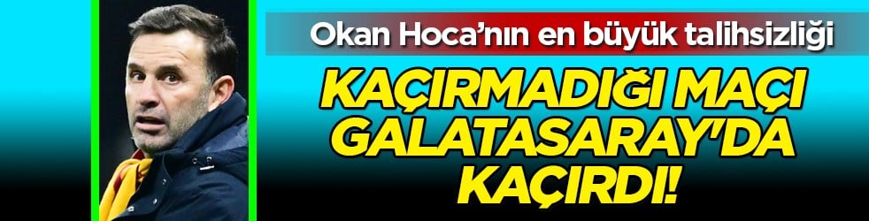 Tamam dediler ama... Singo hayatında kaçırmadığı maçı Galatasaray'da kaçırdı!