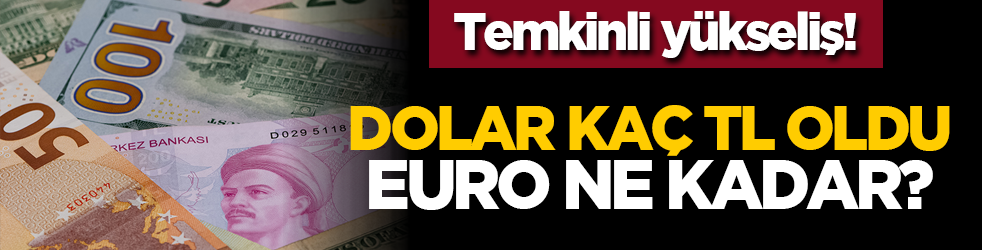 Temkinli yükseliş! Dolar kaç TL oldu, Euro ne kadar?