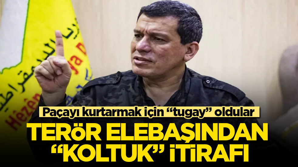 Terör elebaşından "koltuk" itirafı: Paçayı kurtarmak için "tugay" oldular