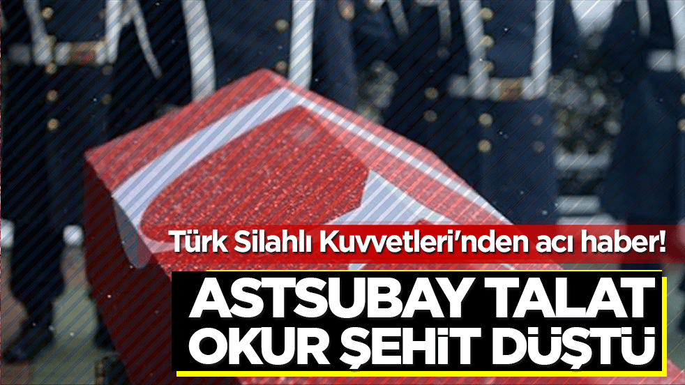 Türk Silahlı Kuvvetleri'nden acı haber! Rahatsızlanan Astsubay Talat Okur şehit düştü