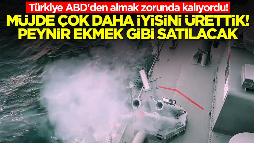 Türkiye ABD'den almak zorunda kalıyordu! Müjde, çok daha iyisini ürettik peynir ekmek gibi satılacak